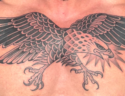 Eagle Chest Tattoo